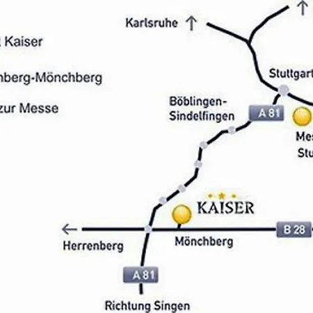 & Restaurant Kaiser Superior 3* Herrenberg